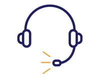 customer service headset icon